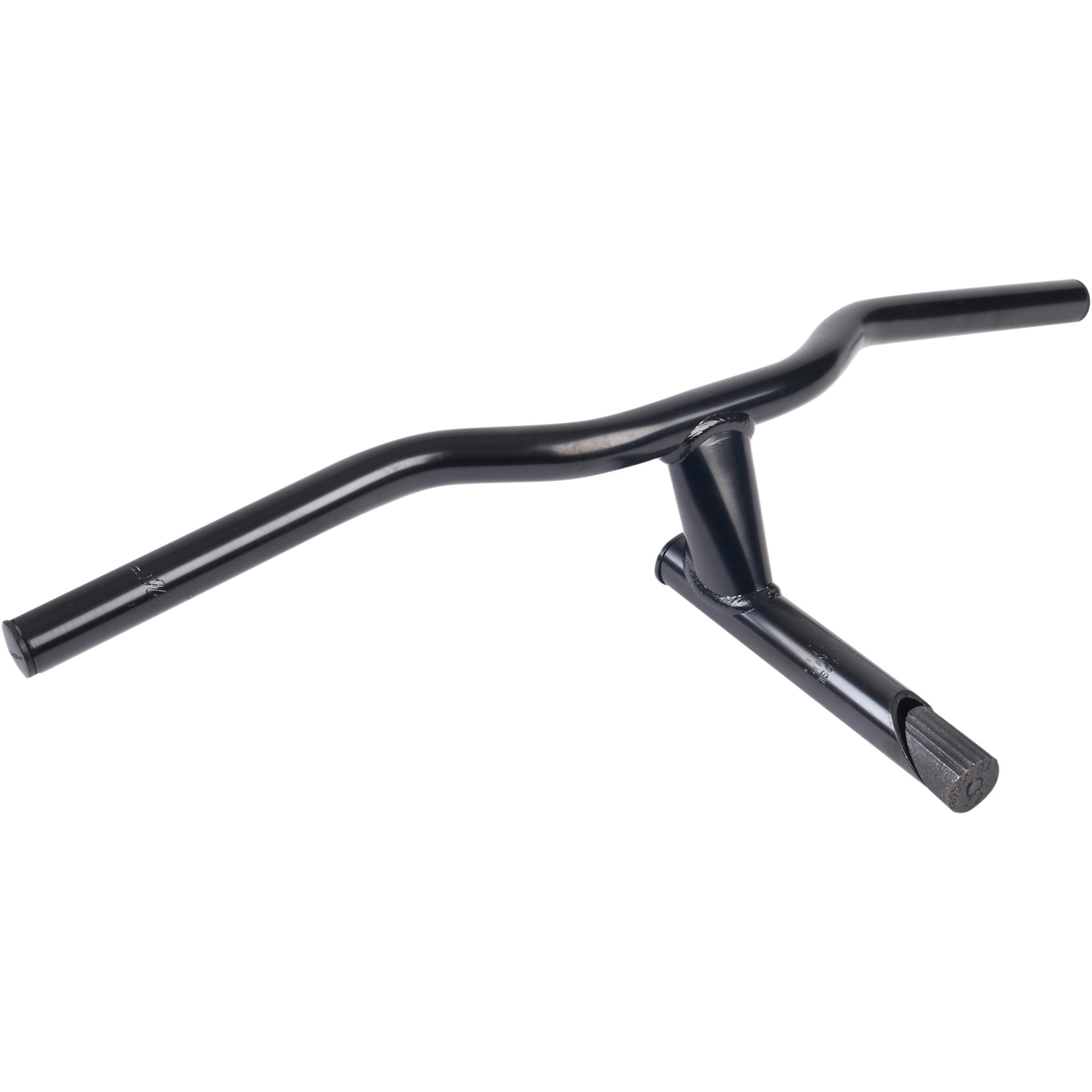 Guiador/avanço de cunha de 1'' diâmetro 19mm comprimento 460 mm preto