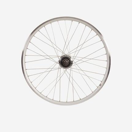 Roue velo ville 28 pouces arrière double parois nexus7 argent elops 920