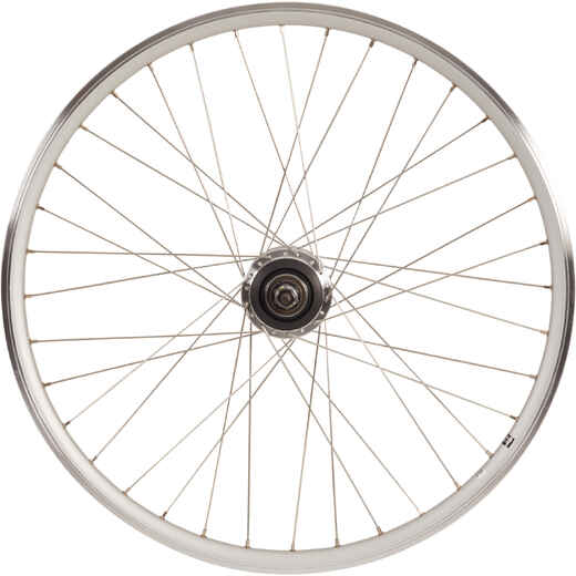 
      Wheel 28" Rear Double Wall Rim Nexus 7 City Bike Elops 920 - Silver
  