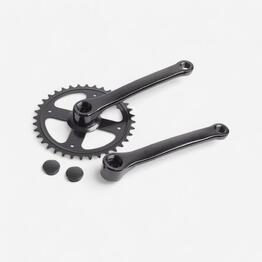 Pédalier mono 36 dents 170mm noir