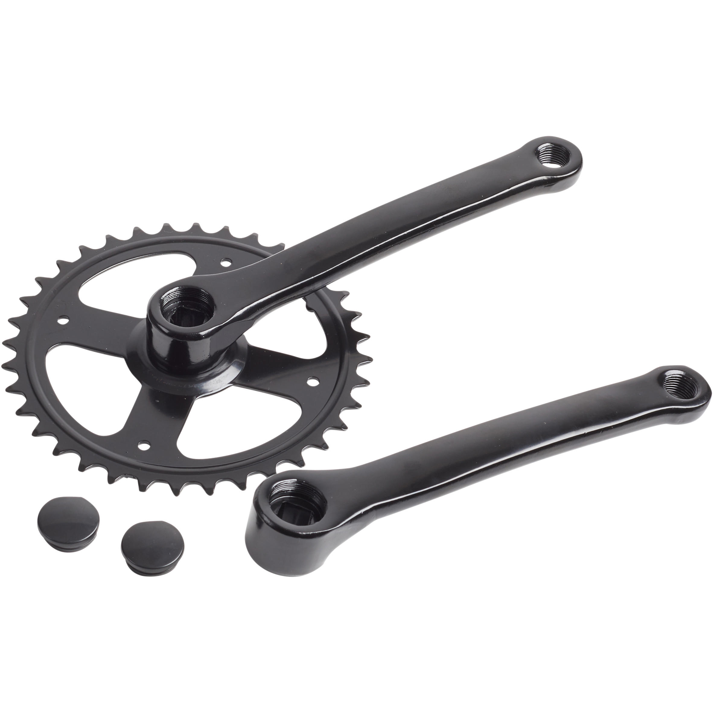 Mono crankset 36 teeth 170mm black