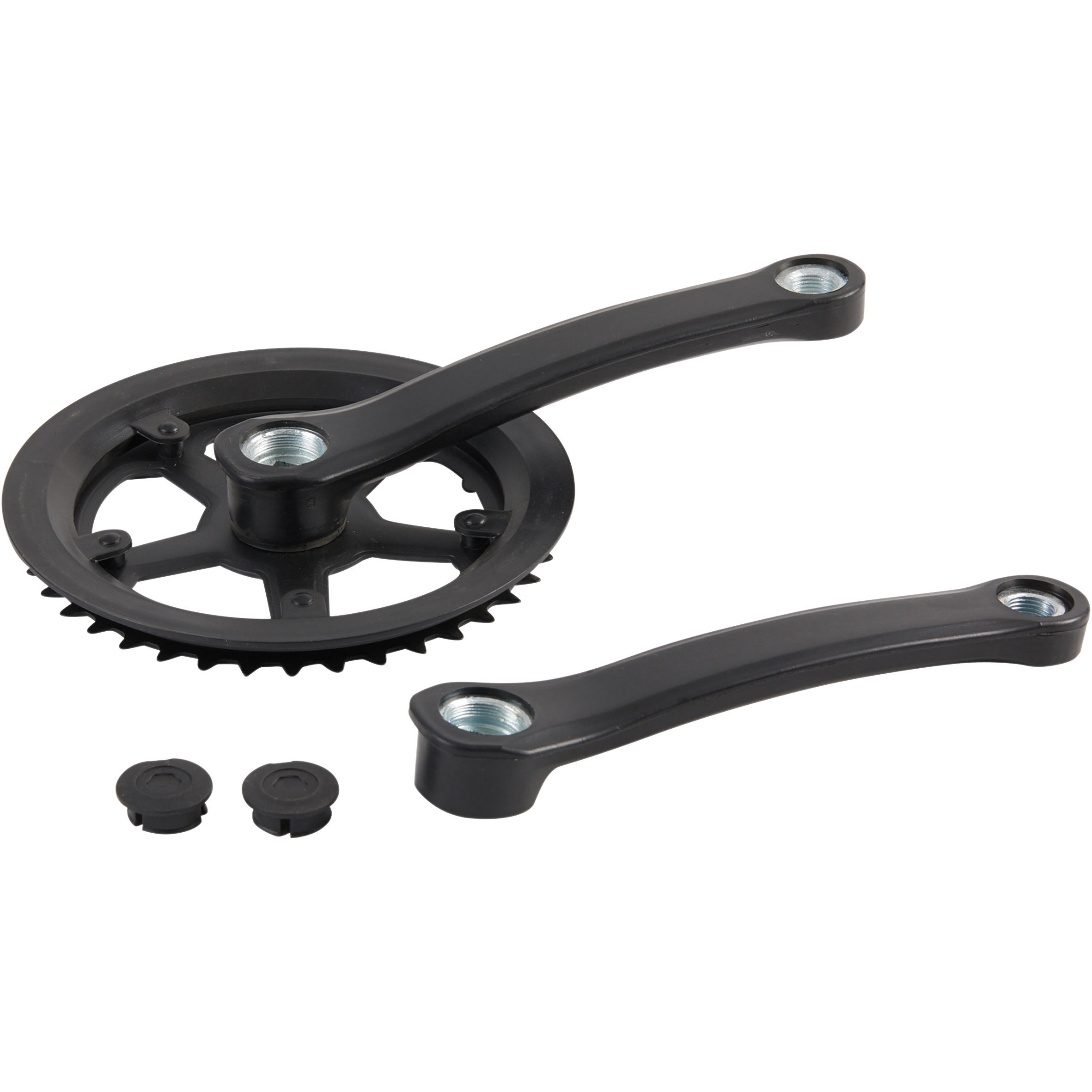 mono 38t black steel crankset