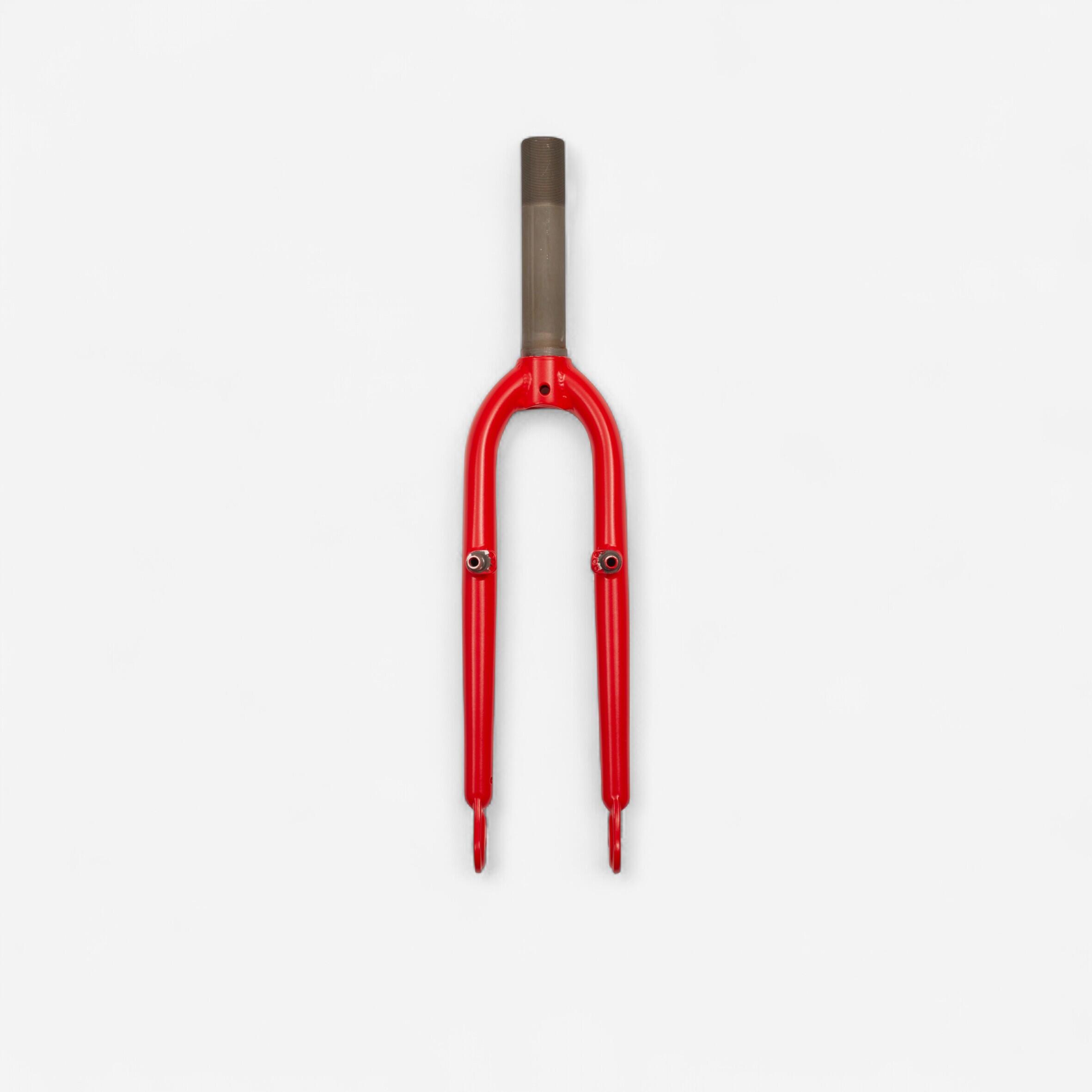 Forqueta dobrável 20" rígida 1"1/8 de bicicleta tilt 120 vermelho