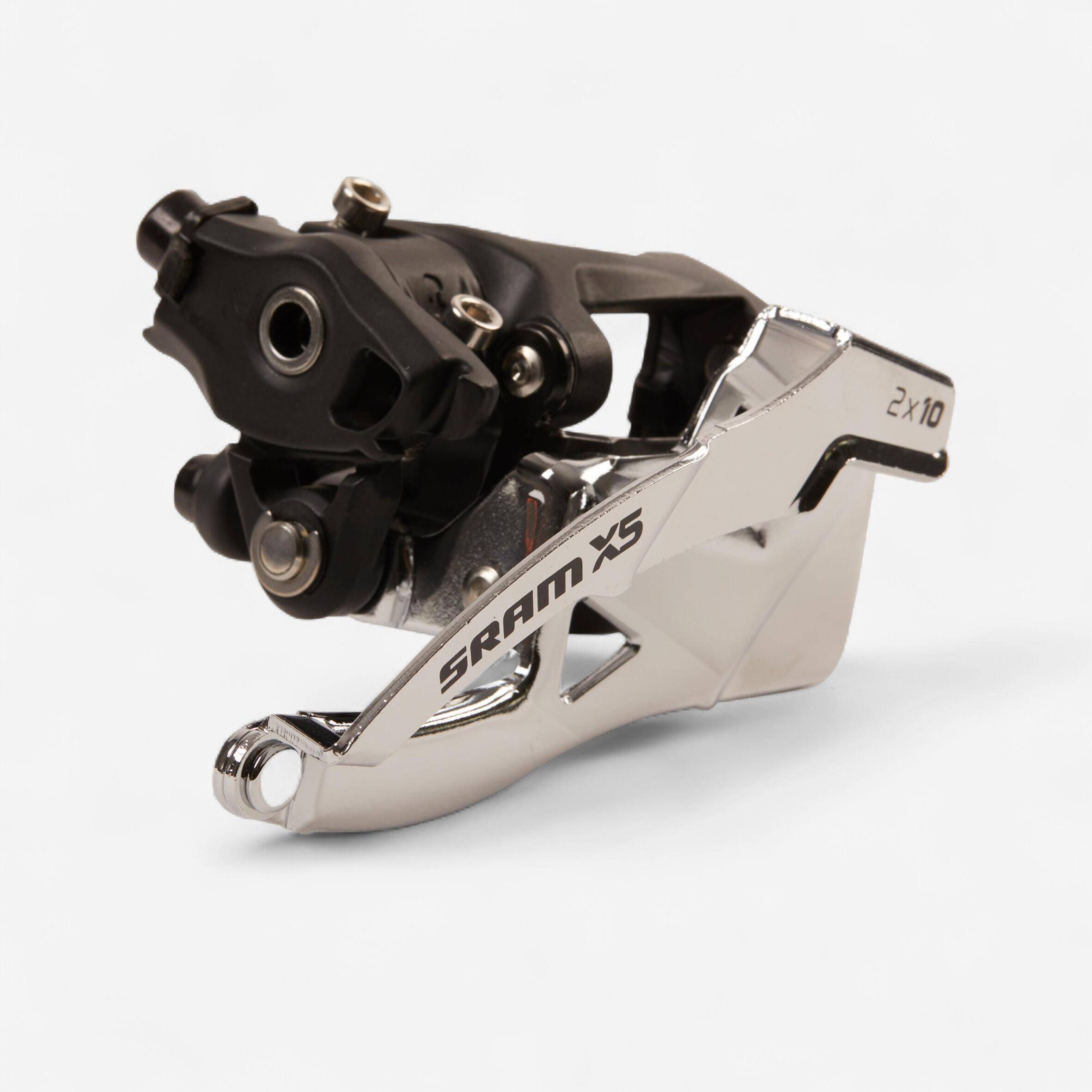 Front Derailleur 2x10 31.8 Top and Down Pull Clamp-on Sram X5 -  1
