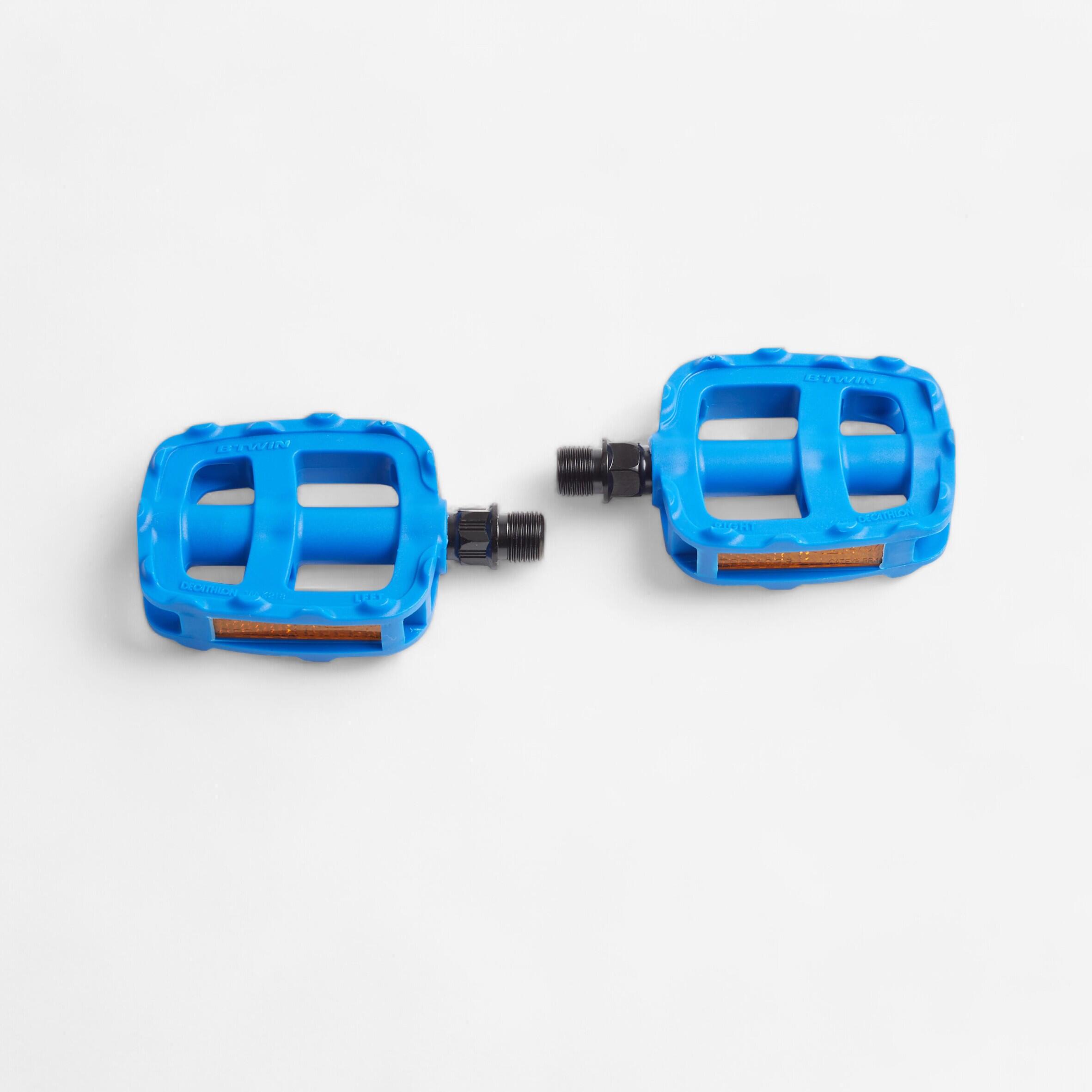 Pedales velo enfant 16 et 20 pouces bleu BTWIN Decathlon
