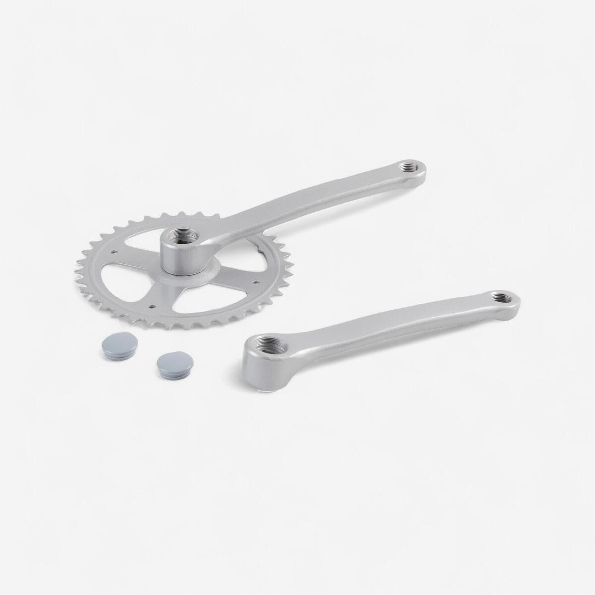 pedalier mono 36t 170mm gris