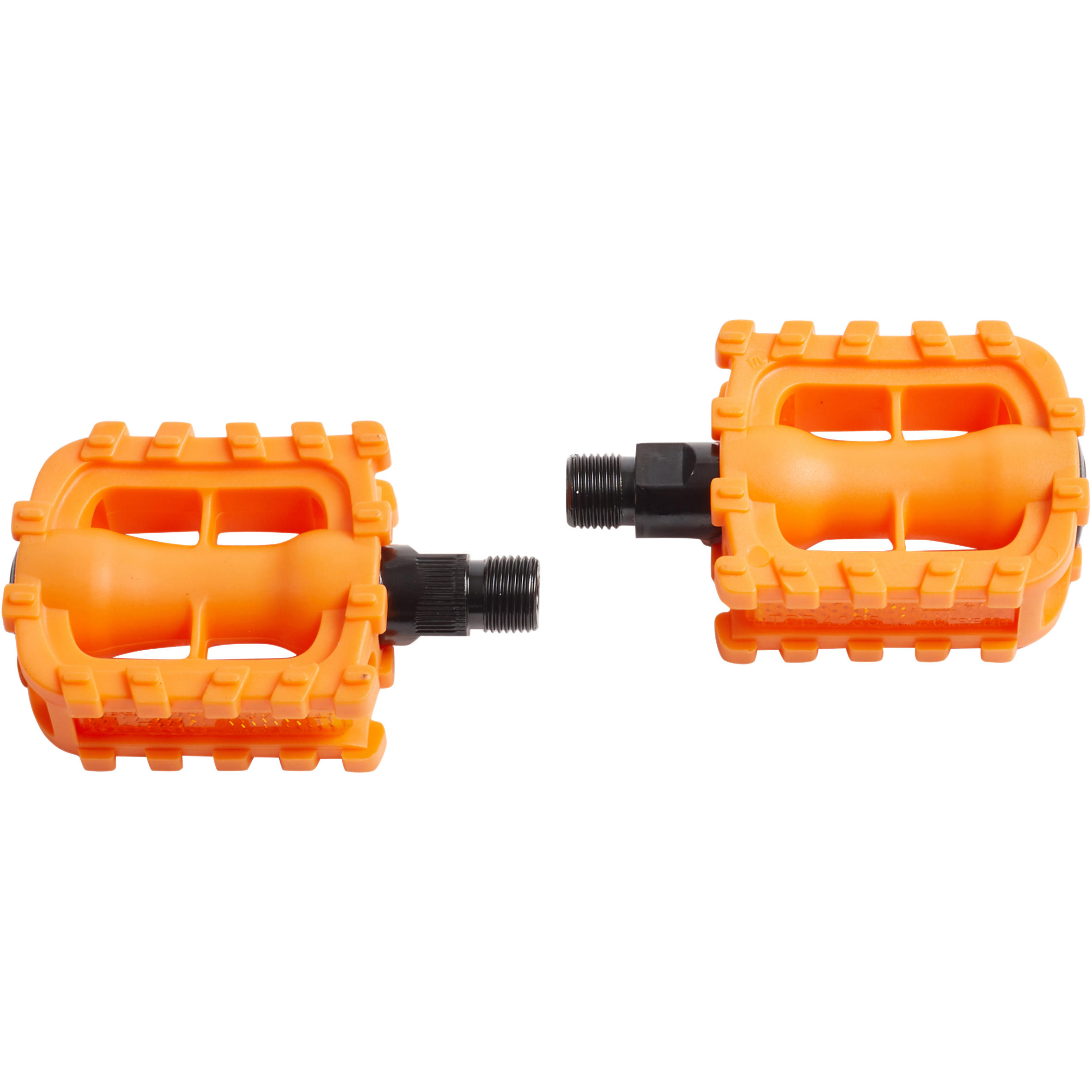 Children's bike pedals 12 and 14 inches orange