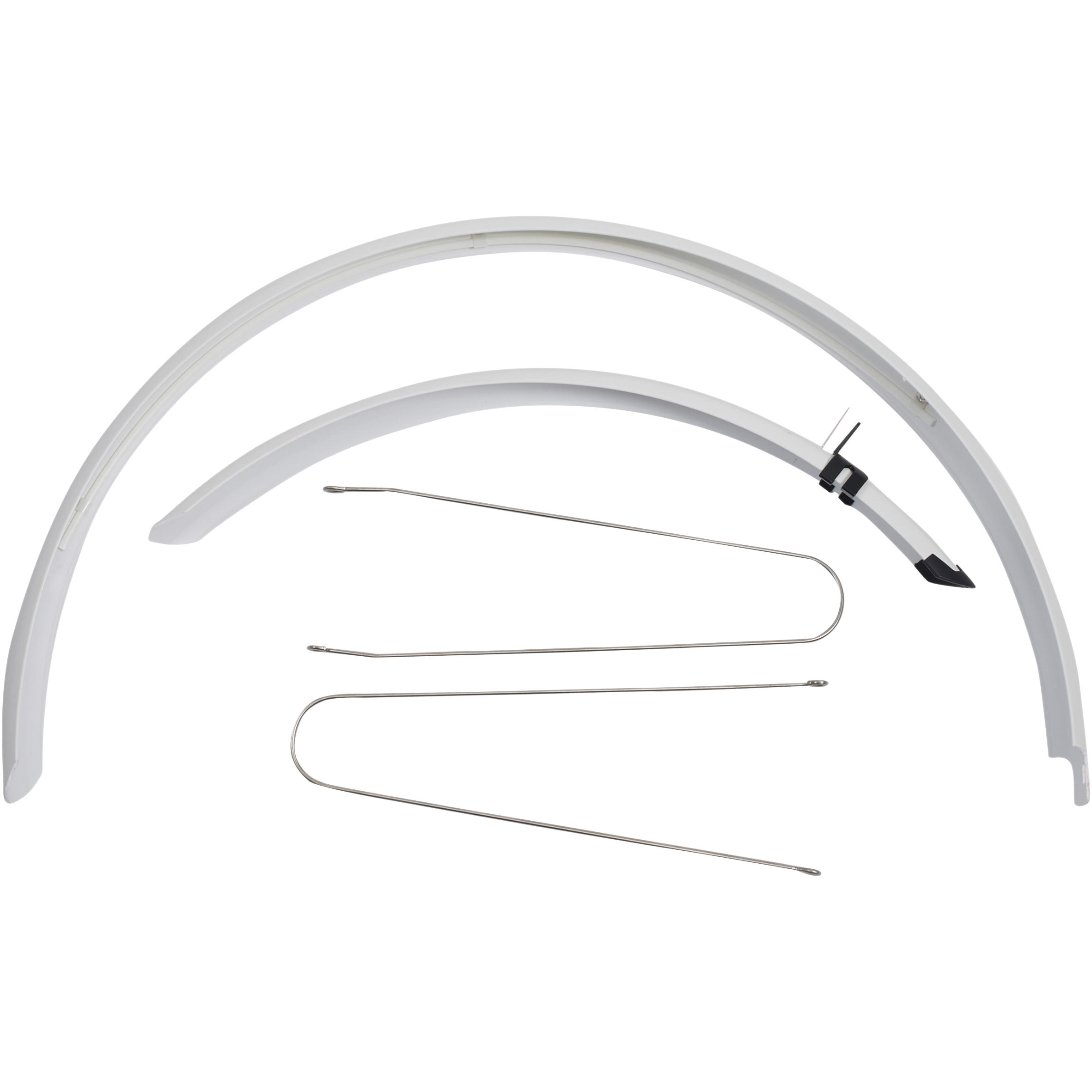 pair of 28" e920e white mudguards