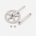 pedalier mono 40t 170mm argent