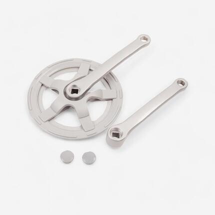 Einfach-Kurbelsatz 40t 170 mm silber