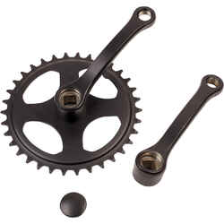 Single Chainwheel 34 Tooth w/ 114 mm Cranks