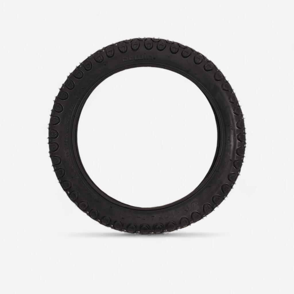 Kids' 14 x 1.75 Stiff Bead Bike Tyre/ ETRTO 44-254 - Beige