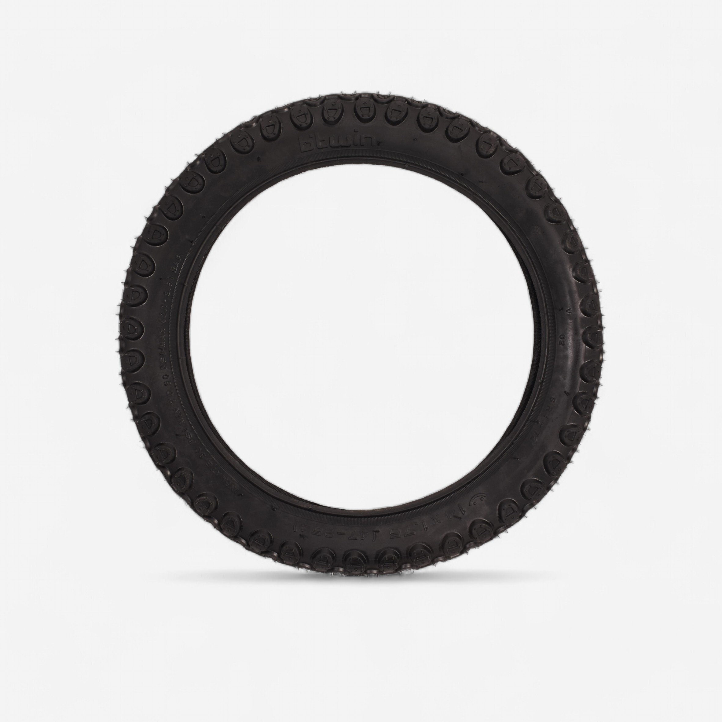 Pneu vélo enfant tringle rigide 14x1.75 / etrto 44-254 noir - Pièces détachées cycle - BTWIN- Clubs - Entreprises - Collectivités - Associations