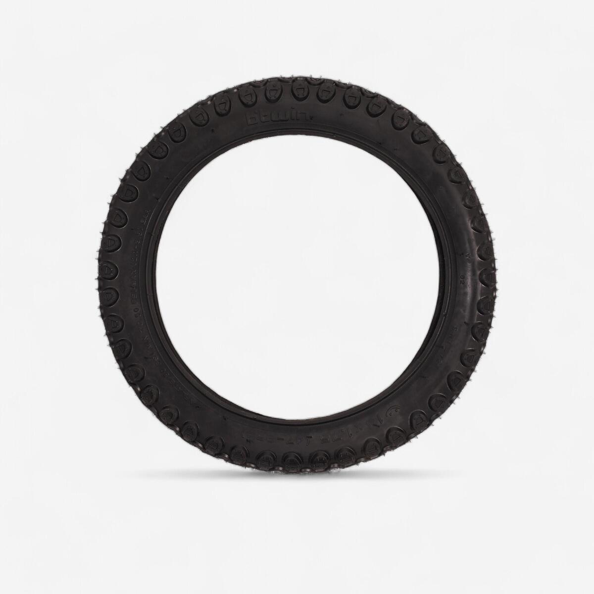 Pneu vélo enfant tringle rigide 14x1.75 / etrto 44-254 noir