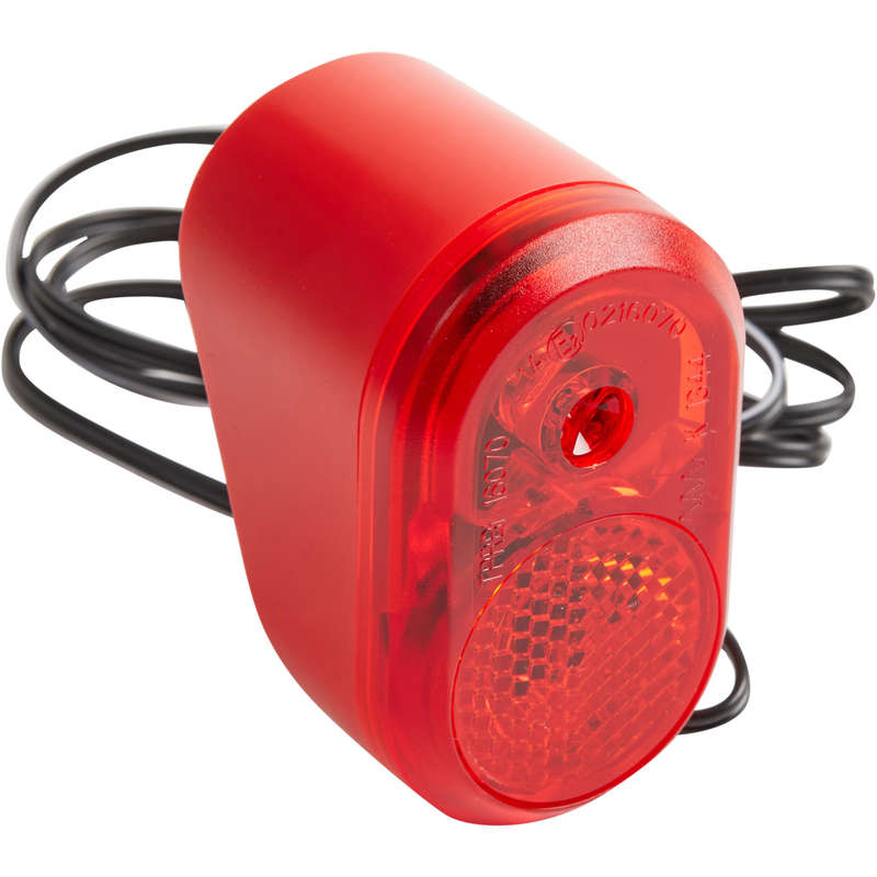 Elops 520 Rear Dynamo LED Bike Light Red