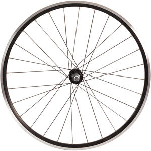 Rueda Bicicleta Carretera 650" Trasera V-Brake Piñón Libre Doble Pared Negro