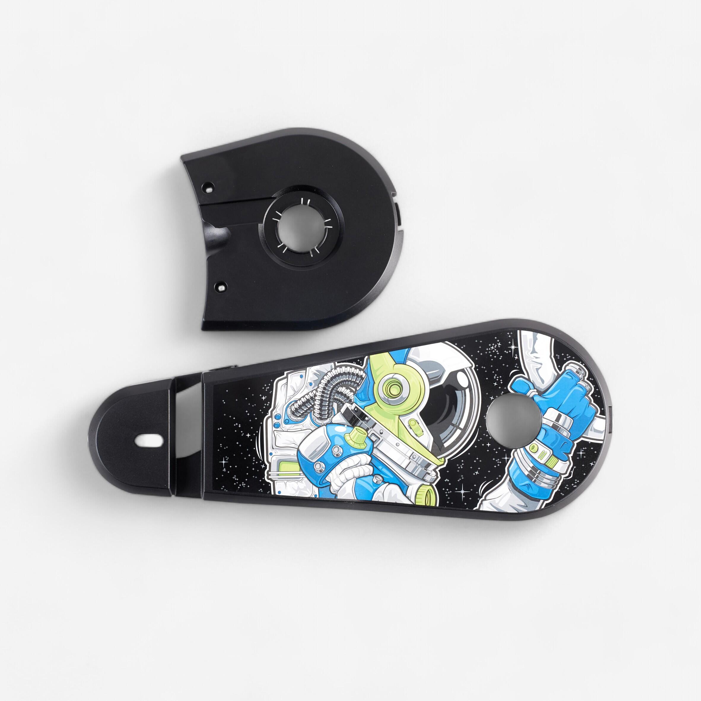 BTWIN Dekblad 16 inch ASTRONAUT zwart