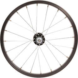 Kids Bike Wheel 16" Front Axle Old 100 - Black