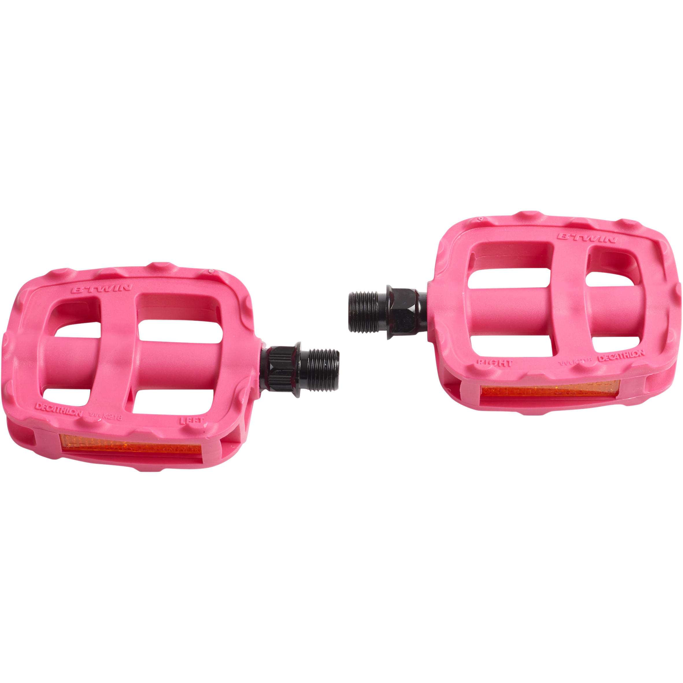 Children's bicycle pedals 16 and 20 inches pink