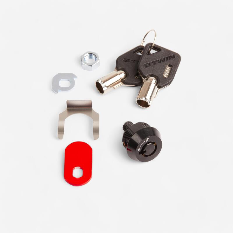 Cilinderslot + ronde sleutels voor externe batterij ROCKRIDER/RIVERSIDE