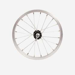 Roue vélo enfant 14 pouces avant argent
