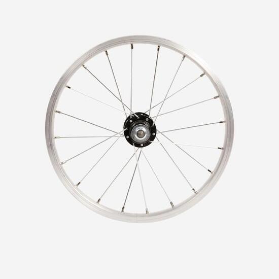 Roue vélo enfant 16 pouces arrière roue libre frein tambour/vrake argent