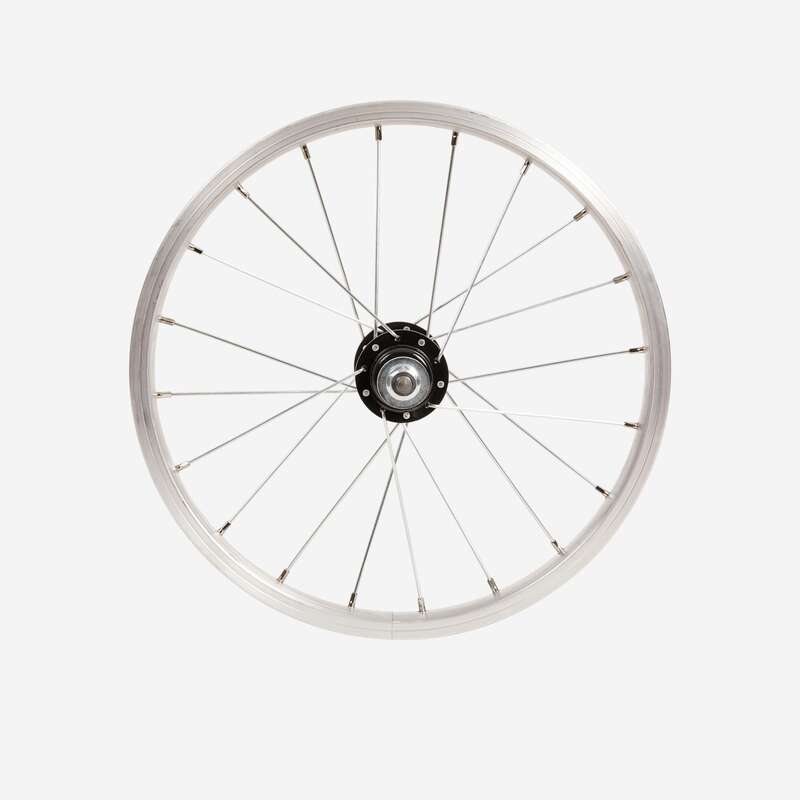Rear Kids' Bike Wheel (Silver) 16” Decathlon