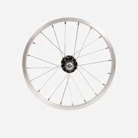 Kids Rear Wheel 16'' Freewheel Drum brake / Vbrake - Silver