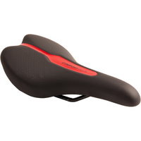 SELLE DE VÉLO VTT CONFORT 500 ROUGE