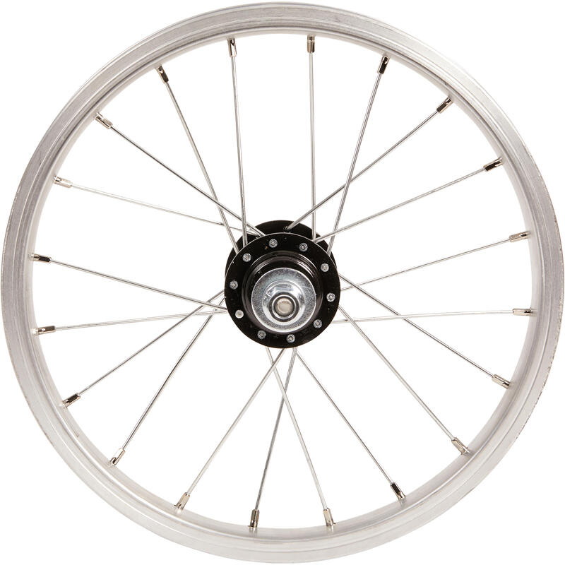 Freewheel voor achterwiel van 14 inch-kinderfiets trommelrem/V-brake zilver