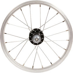 Kids Rear Wheel 14" Freewheel Drum brake / Vbrake - Silver