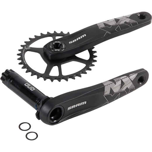 
      Kalnų dviračio vienos priekinės žvaigždės blokas SRAM NX, 34 dantys, 170 mm, DUB
  