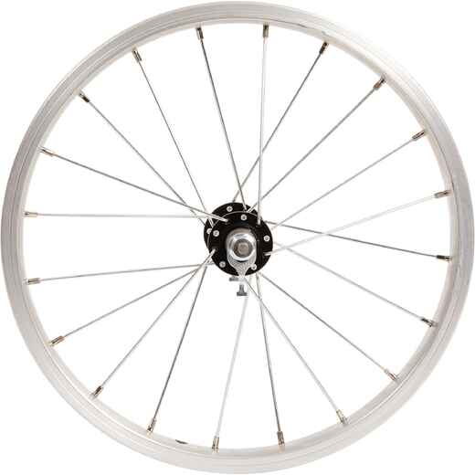 
      16 col. priekinis vaikiško dviračio ratas, sidabro spalvos
  