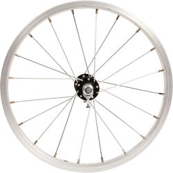 Voorwiel kinderfiets 16 inch zilver