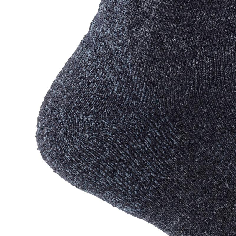 Ponožky na aktivní chůzi / nordic walking WS580 Warm černé
