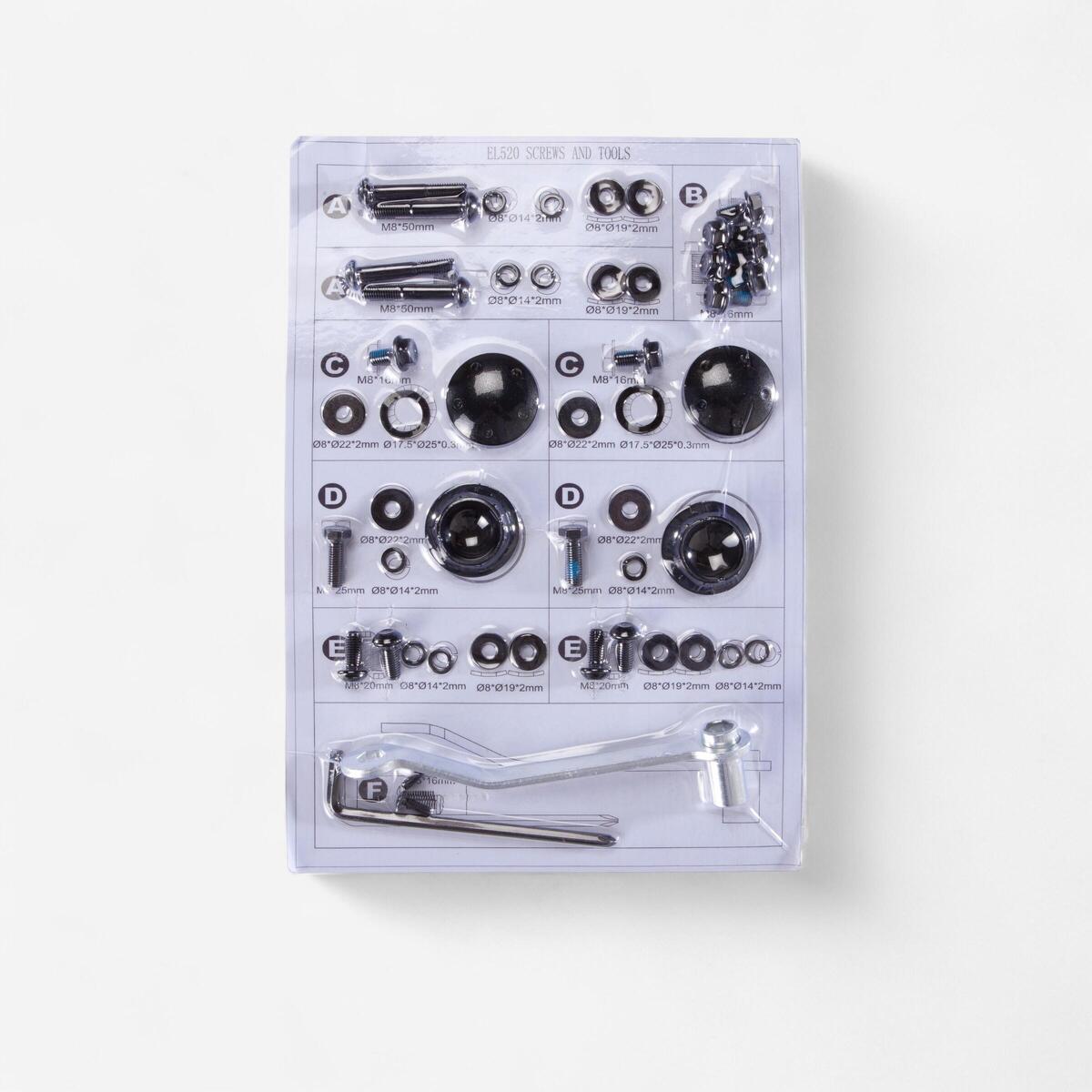 KIT VISSERIE ELLIPTIQUE 520