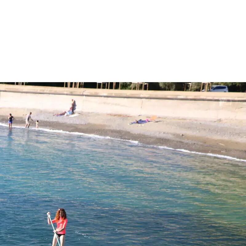 stand up paddle board with child