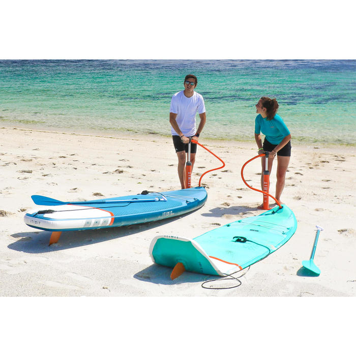 Beginner Touring Inflatable StandUp Paddle Board 10 Foot Green