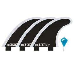 Ailerons 500 soft edge 4"5 X3 noir