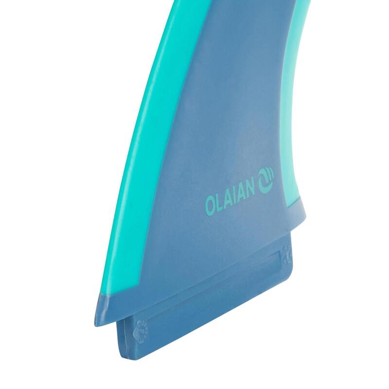 Aileron soft edge 4,5" bleu vert pour surf 900 soft 7'