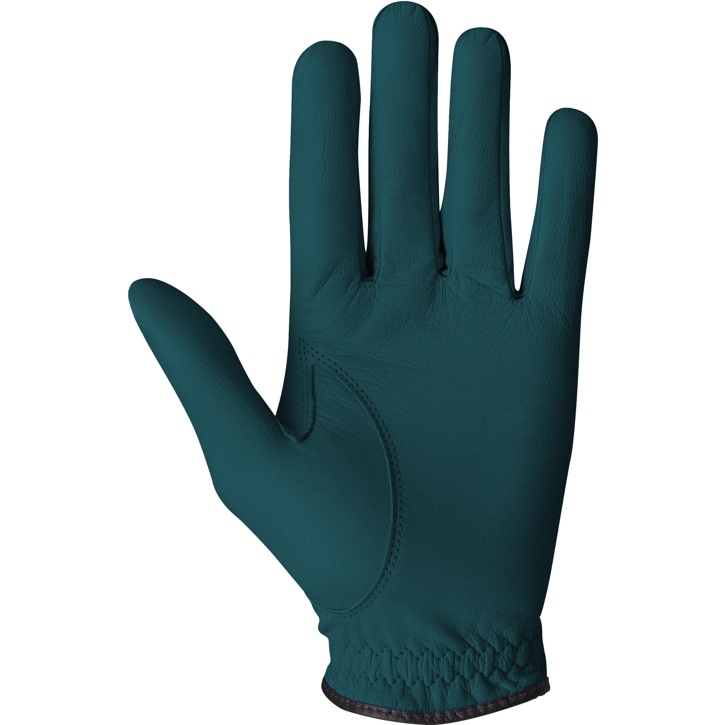 Green women's 500 golf glove for right-handed advanced and expert players 4/6