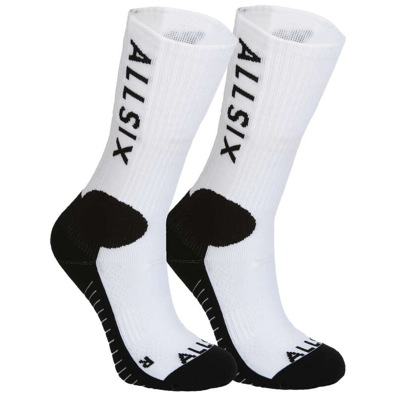 VOLLEY BALL APPAREL Volleyball and Beach Volleyball - VSK500 Mid Socks - Navy/Black ALLSIX - Volleyball and Beach Volleyball