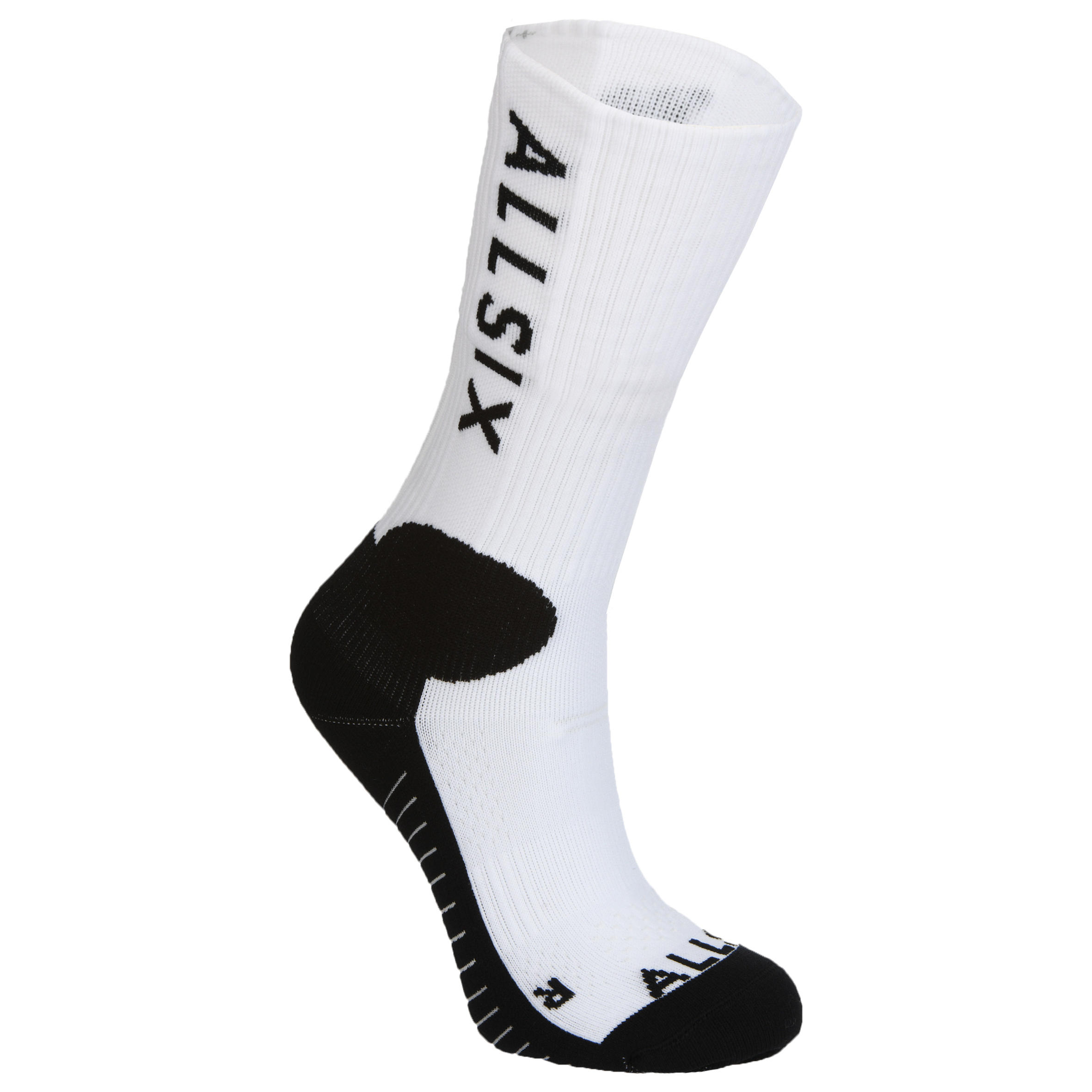 Mid Volleyball Socks V500 - White/Navy 2/6