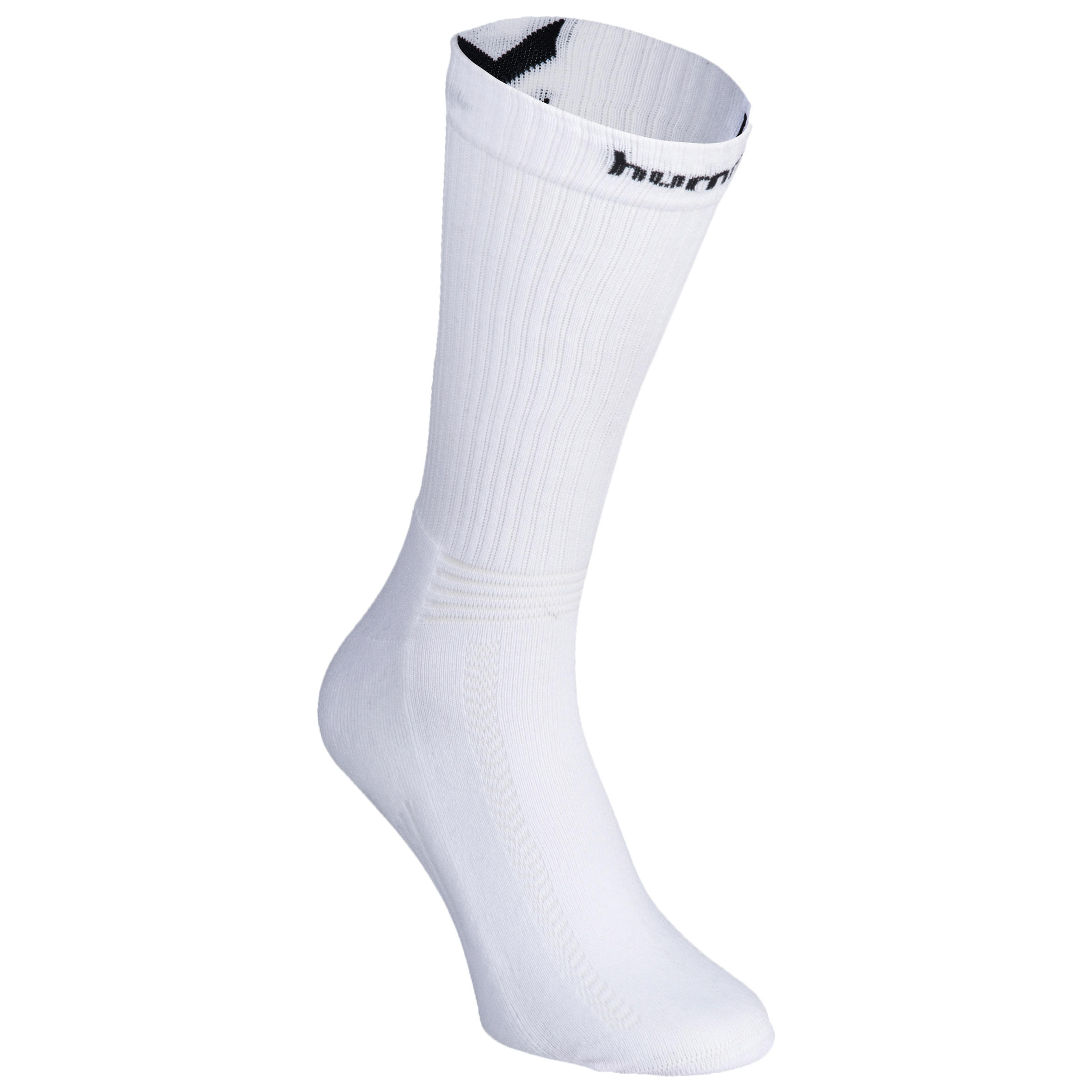 Adult Handball Socks - White/Black 2/4