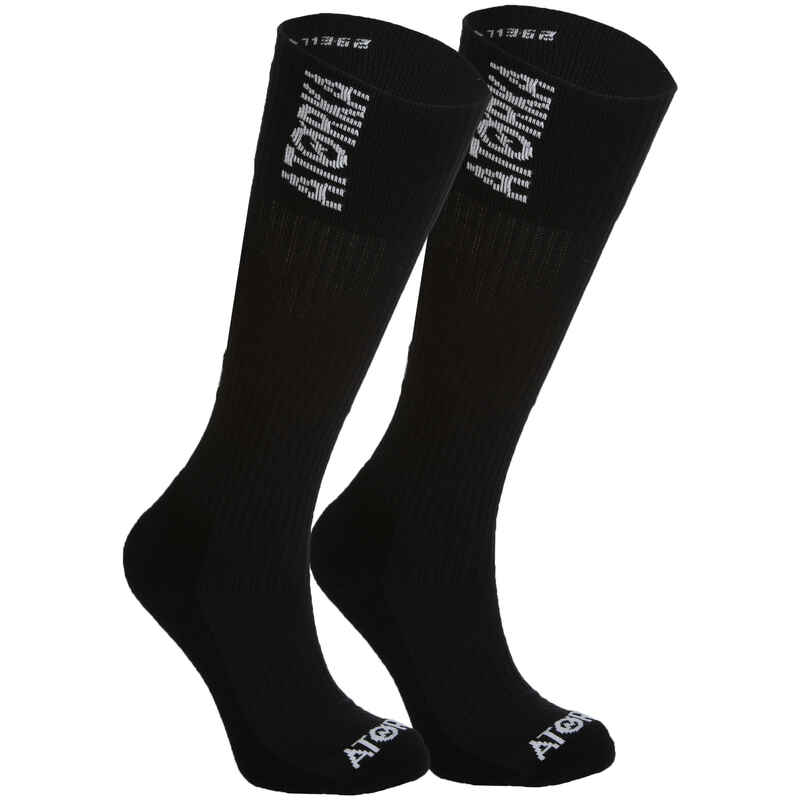 Handballsocken H500 High Damen schwarz Handballsocken H500 High Damen schwarz