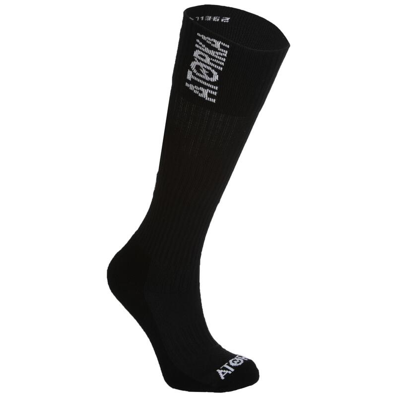 Chaussettes de handball high - 1 paire H500 noir