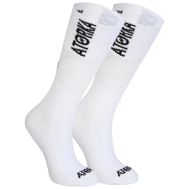 Házenkářské ponožky H500 bílo-černé 
