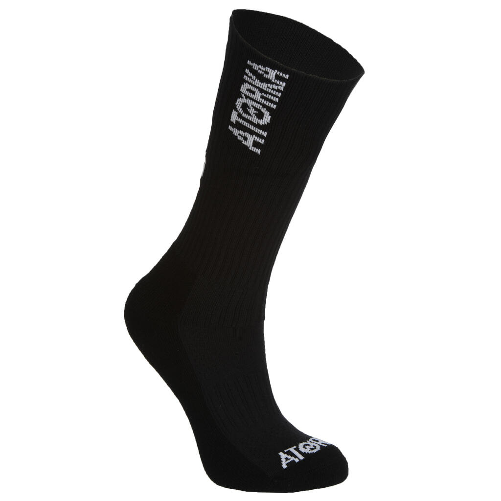 Damen/Herren Handball Socken - H500 schwarz 1 Paar 