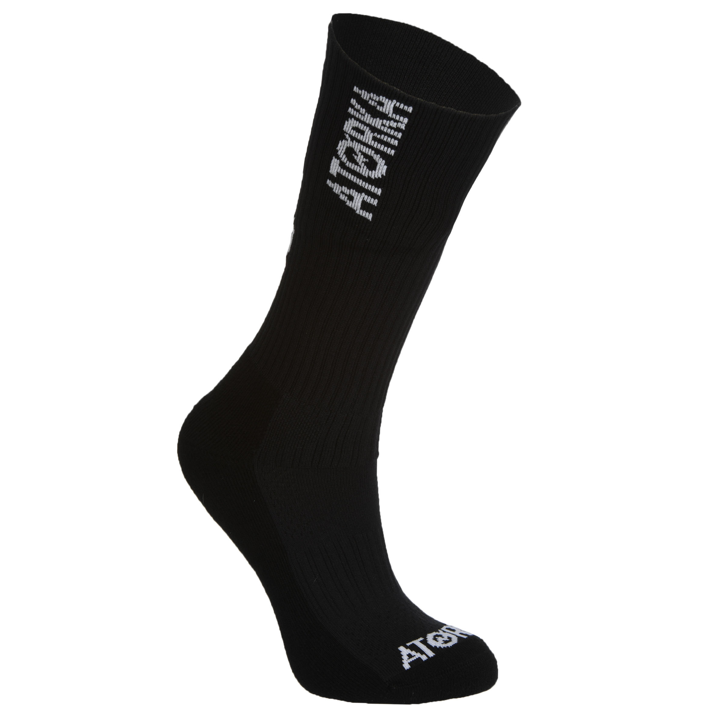 Handball Socks Single-Pack H500 - Black/White 2/4