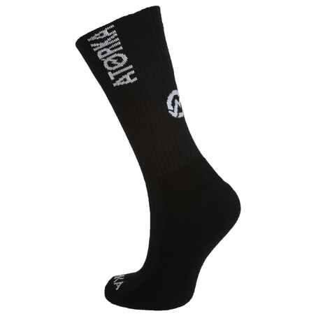 Adult Handball Socks H500 - White/Black